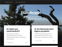 Tablet Screenshot of halsobygget.se